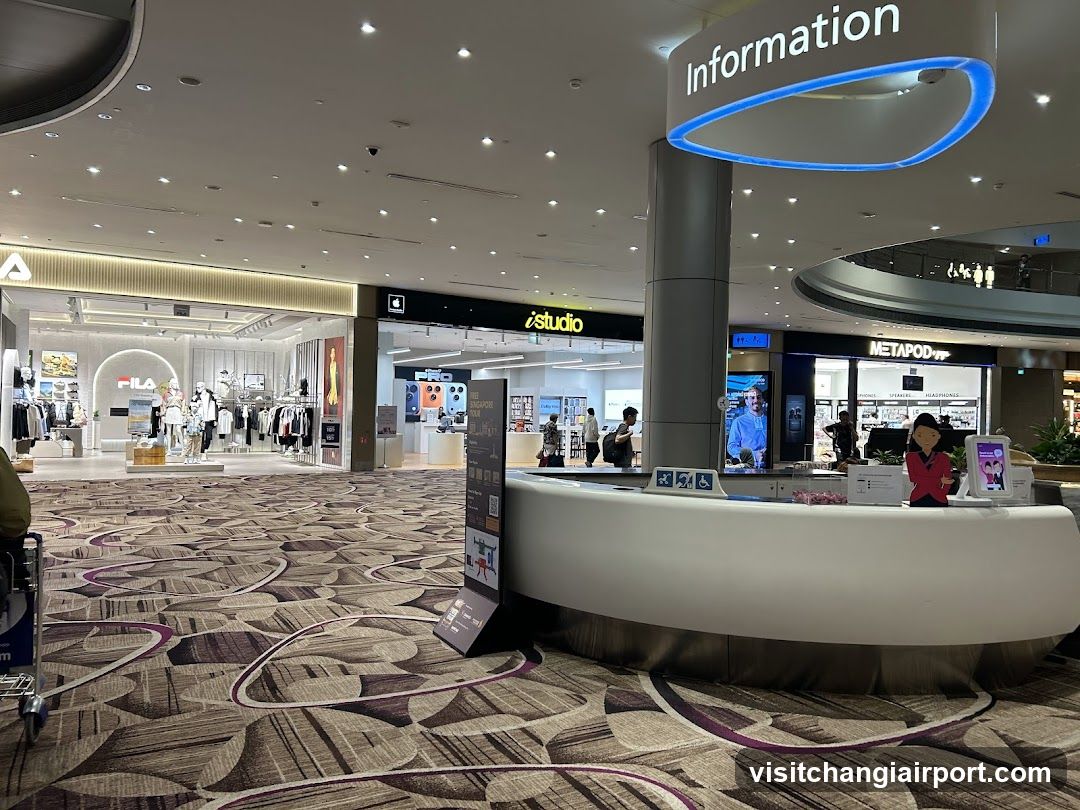 Information Desk in Airport Terminal