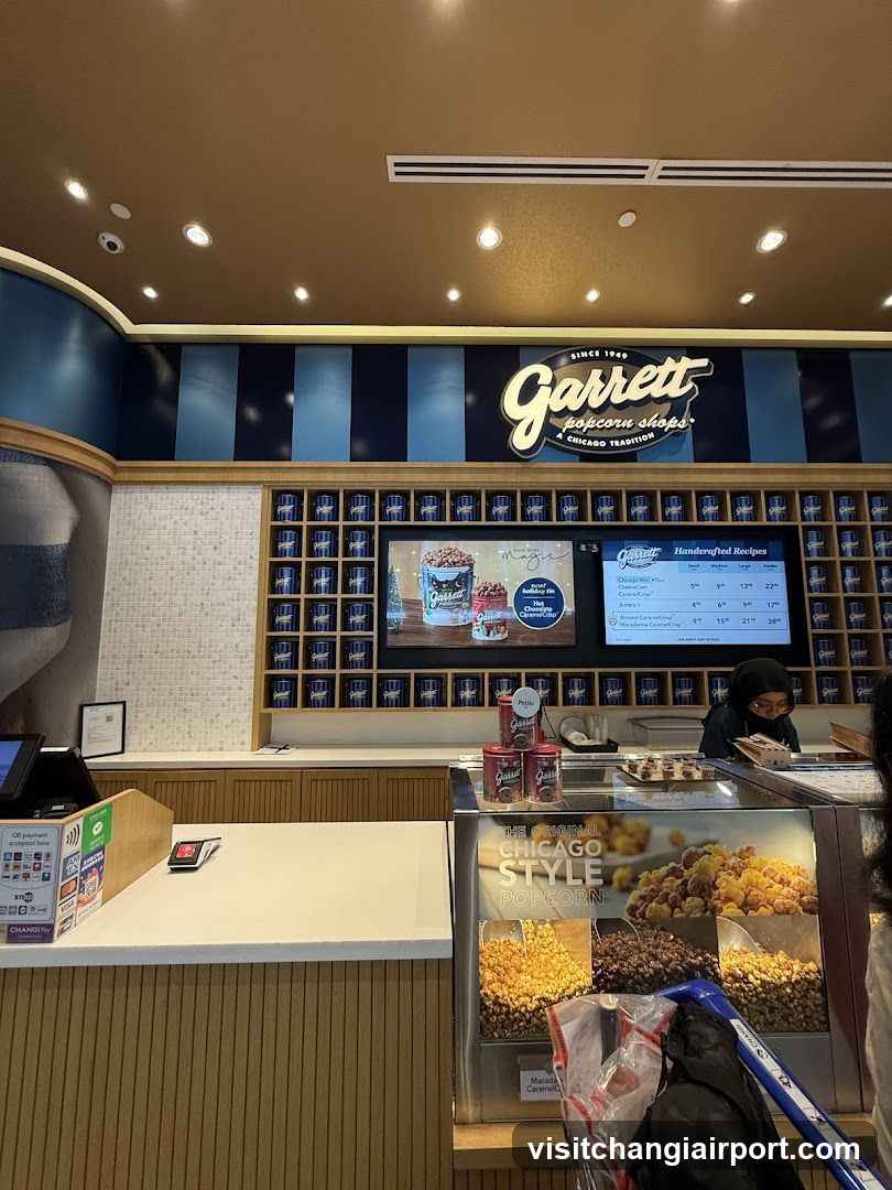 GARRETT Popcorn Changi Terminal 4 Depature