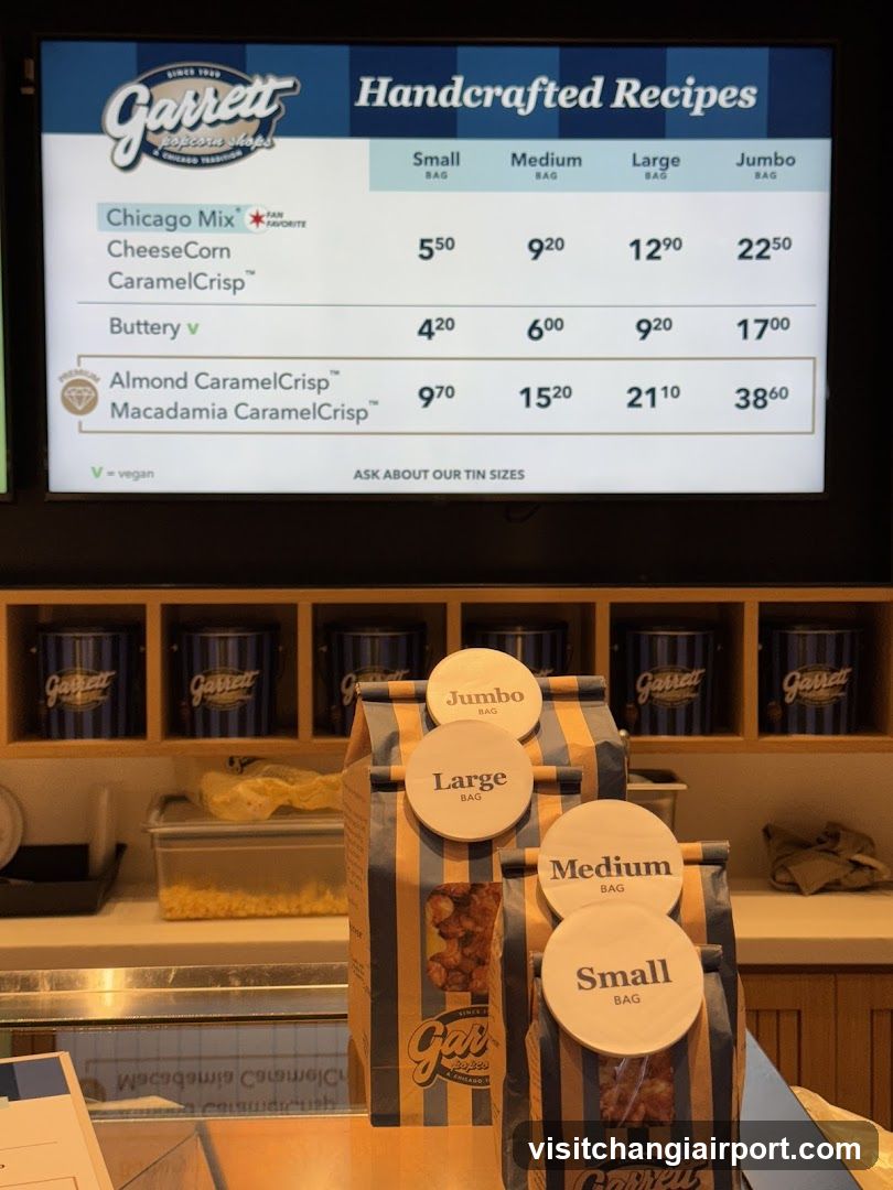 Garrett Popcorn Shop Interior Display