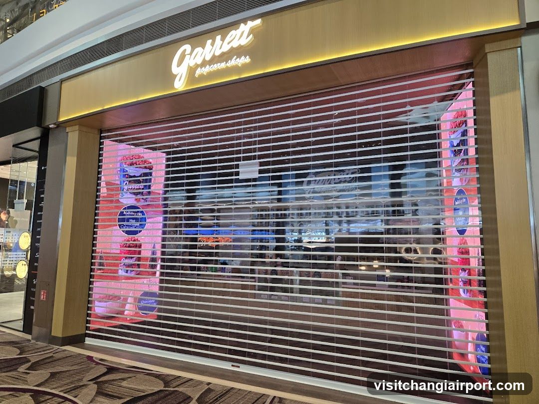 GARRETT Popcorn Changi Terminal 4 Depature