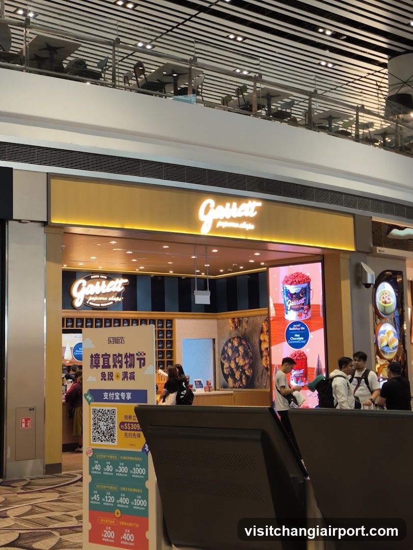 Garrett Store Interior with Promotional Posters