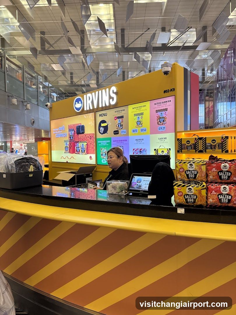 IRVINS at Changi Airport Terminal 3