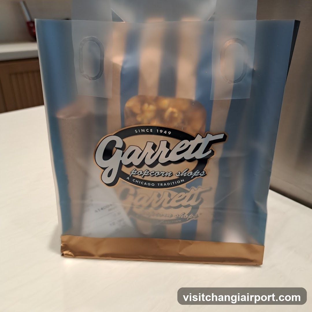 Garrett Popcorn Shops bag