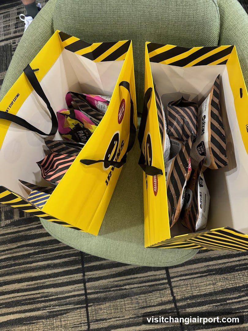 Shopping Bags with Snacks