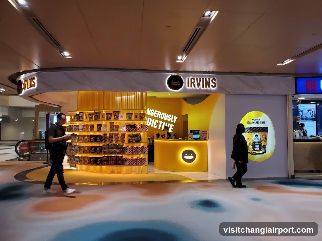 IRVINS at Changi Airport Terminal 3