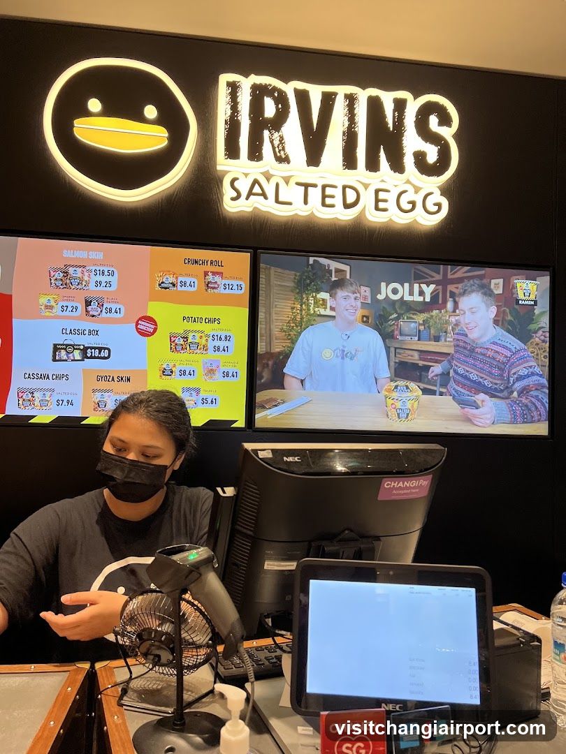Irvin's Salted Egg Store Interior