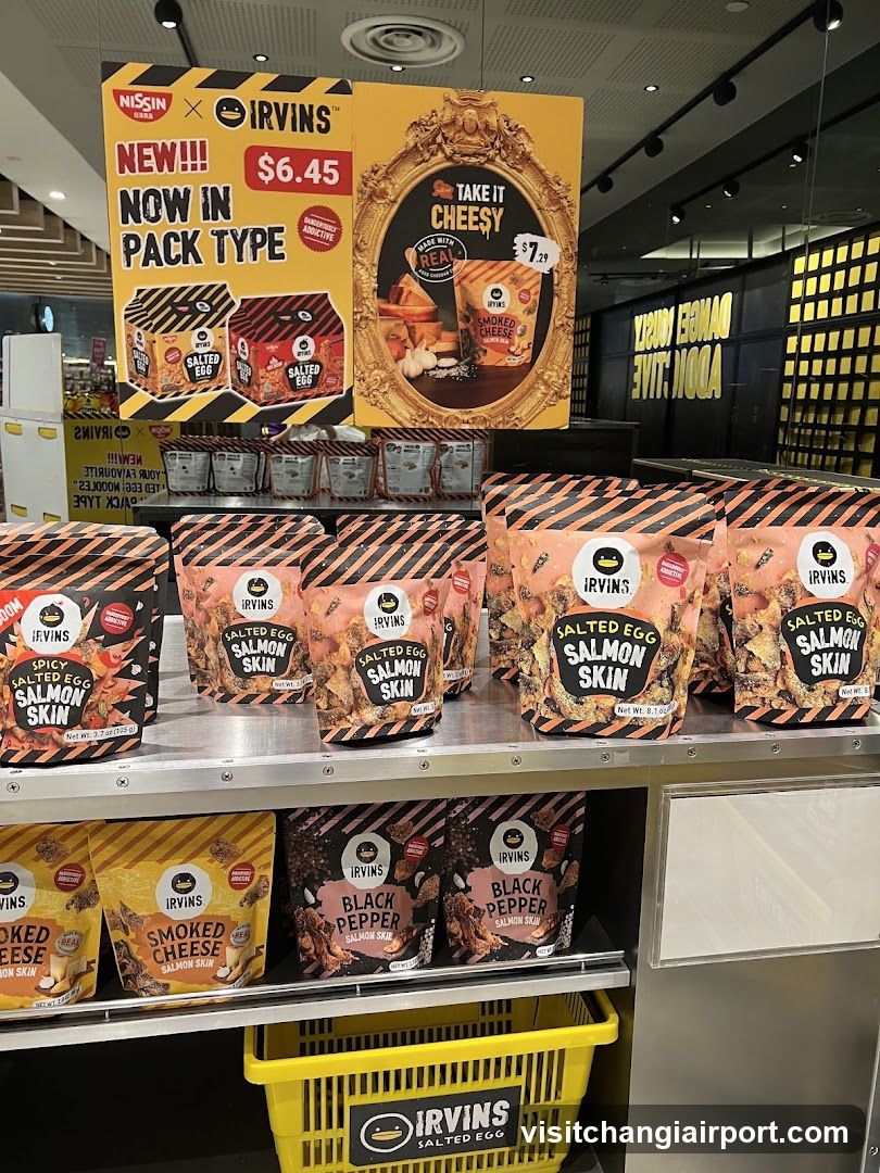 Irvins Salted Egg Salmon Skin Display