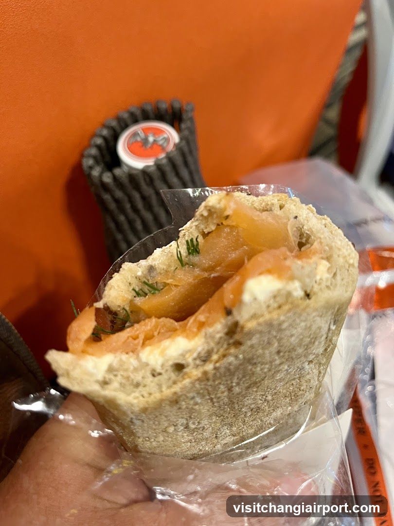 Smoked Salmon Sandwich