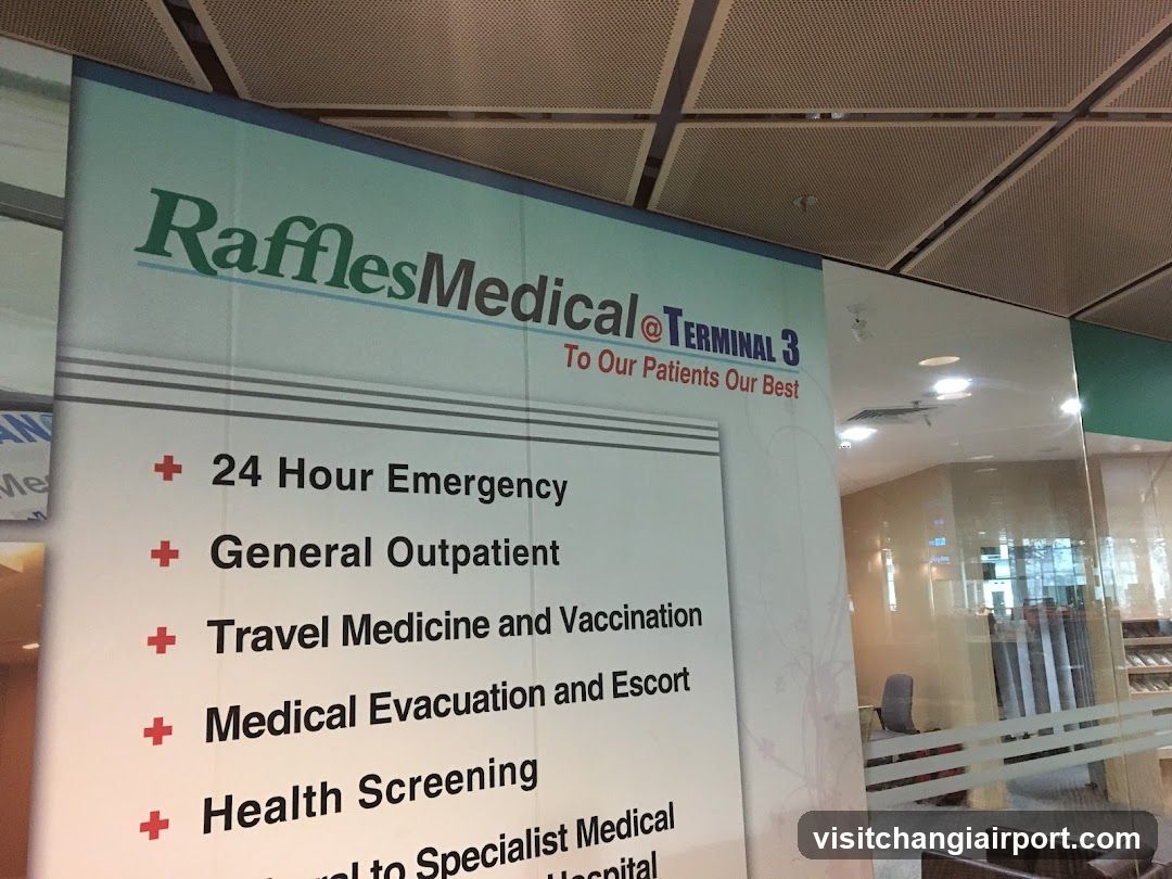 Raffles Medical @ Terminal 3 Signage