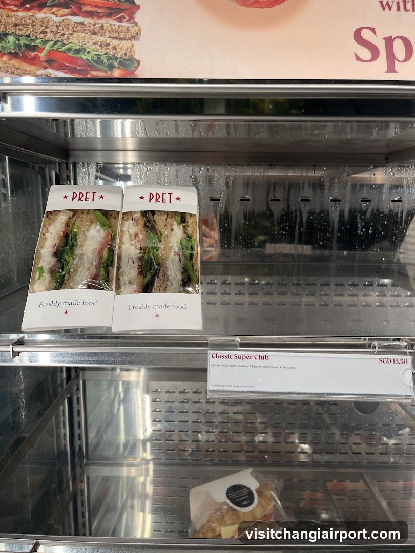 Pret A Manger Sandwich Display