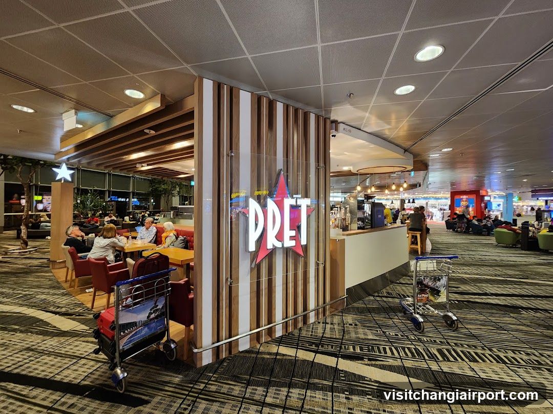 Airport Food Court Interior