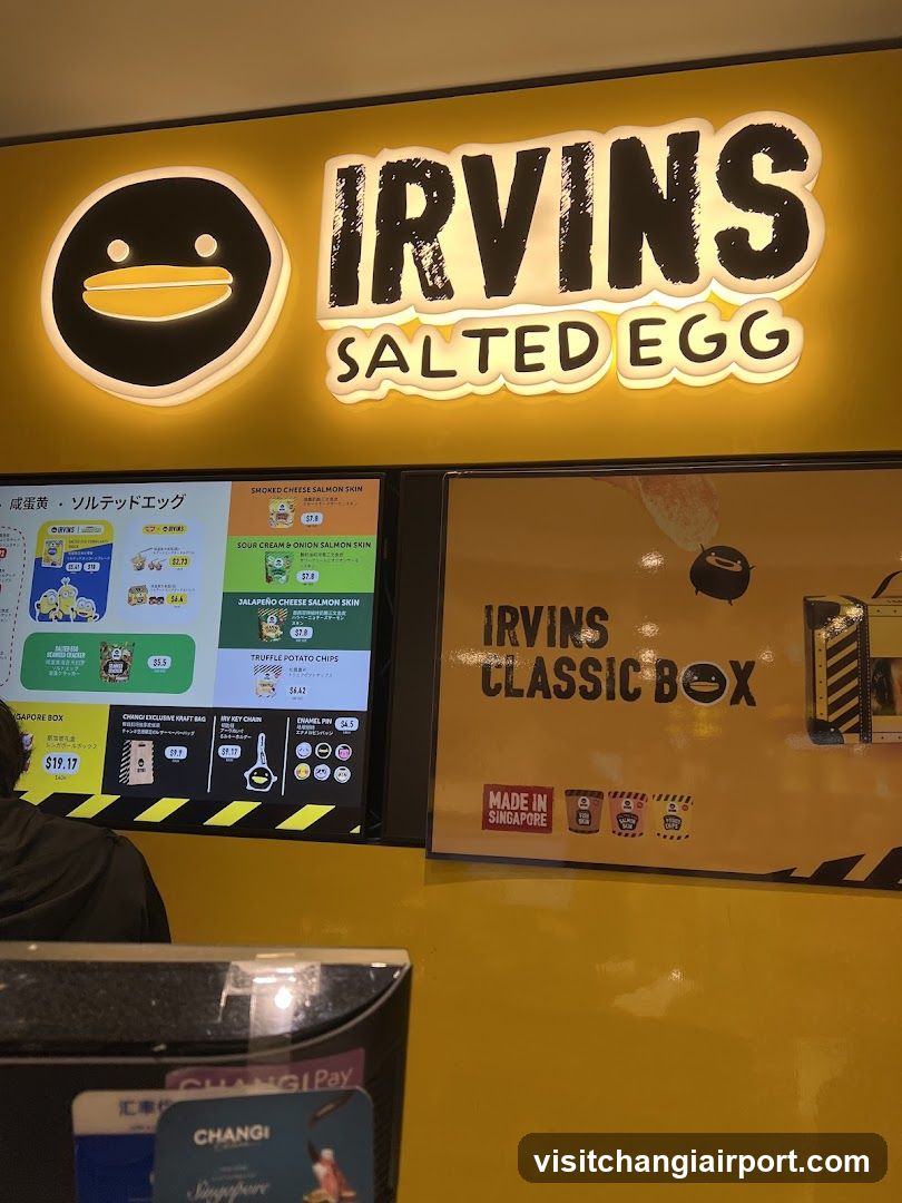 Irvin's Salted Egg Store Interior