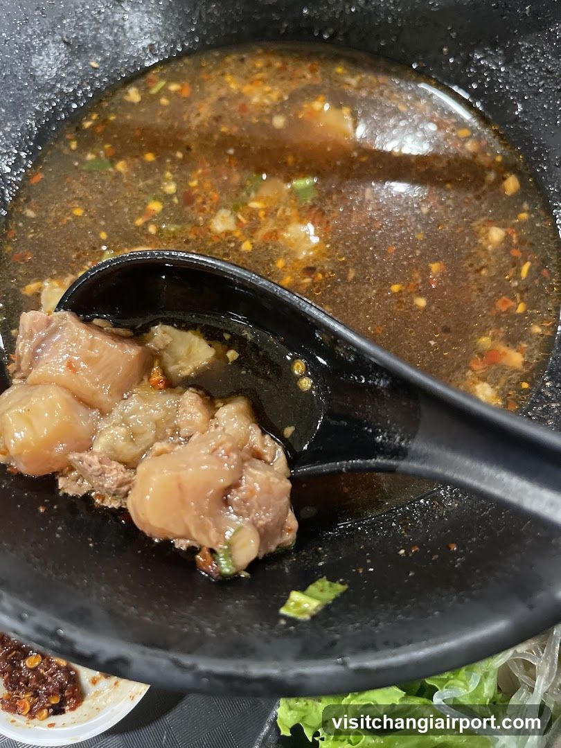 Spicy Broth with Meat