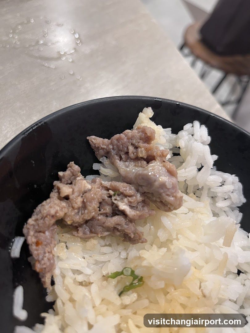 Bowl of Rice with Meat