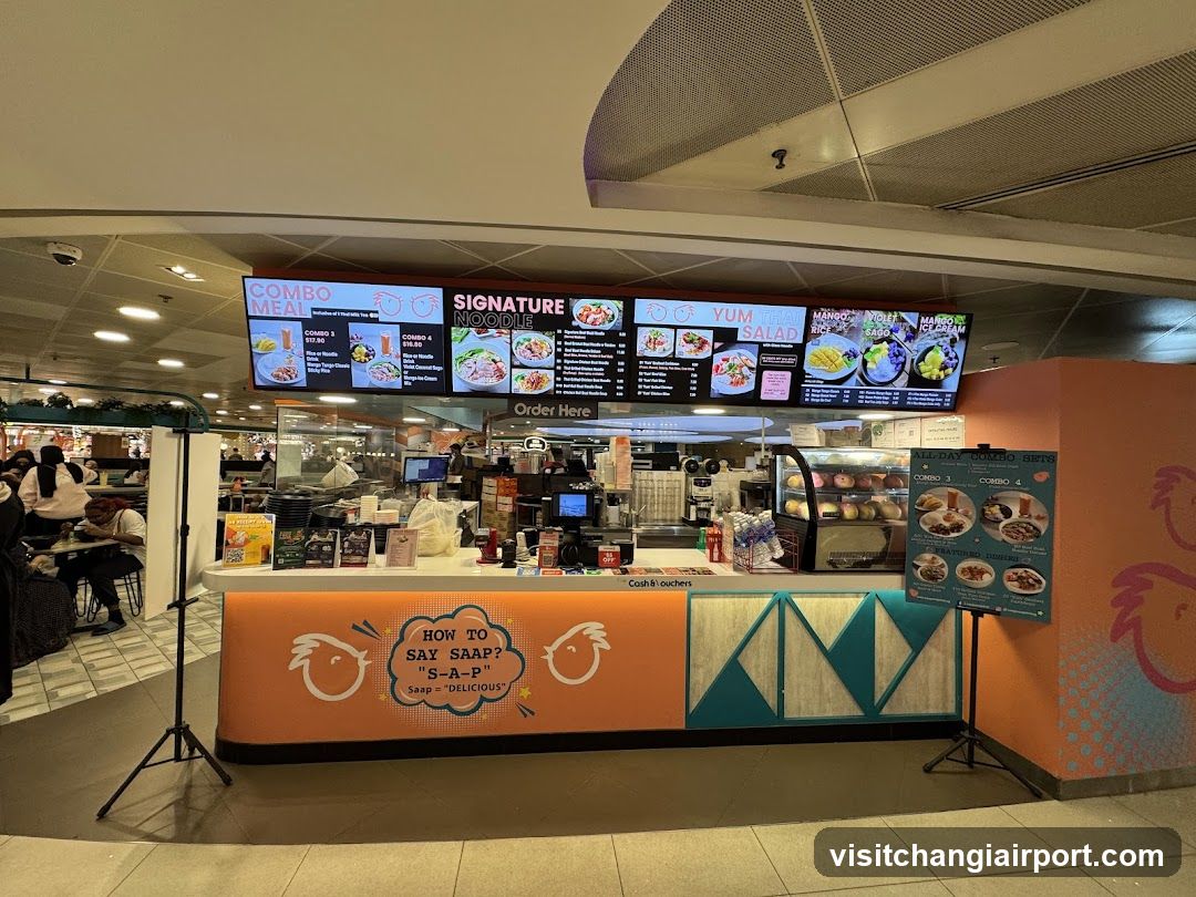 Food Counter in Mall