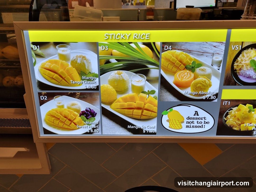 Sticky Rice Menu Board