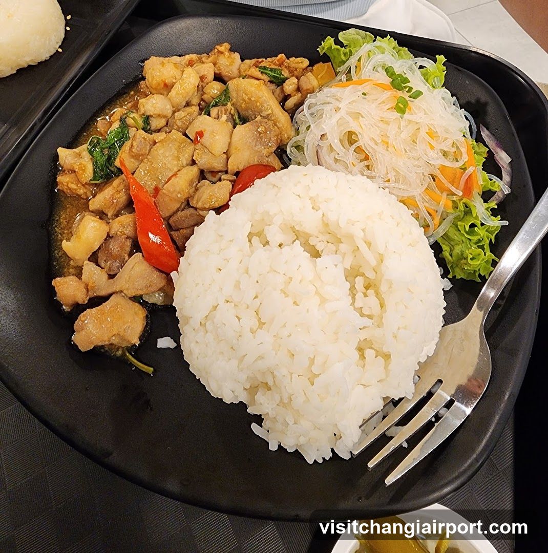 Thai-style stir-fry rice bowl