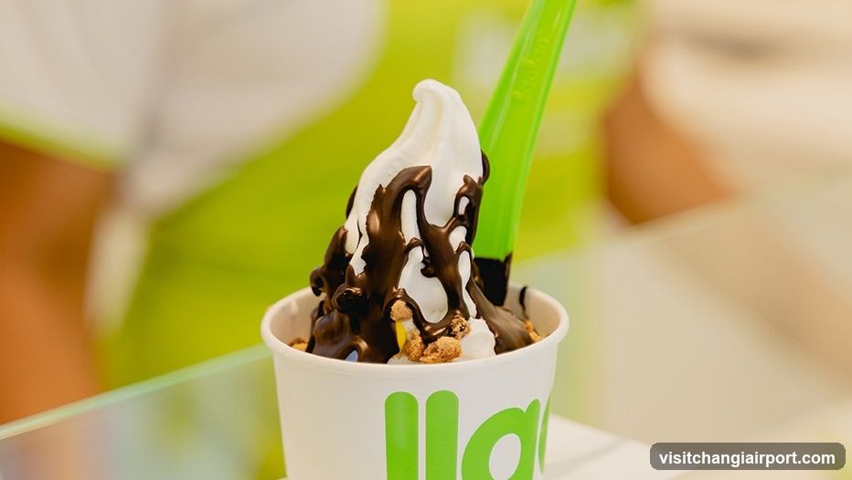 Soft Serve with Chocolate Drizzle