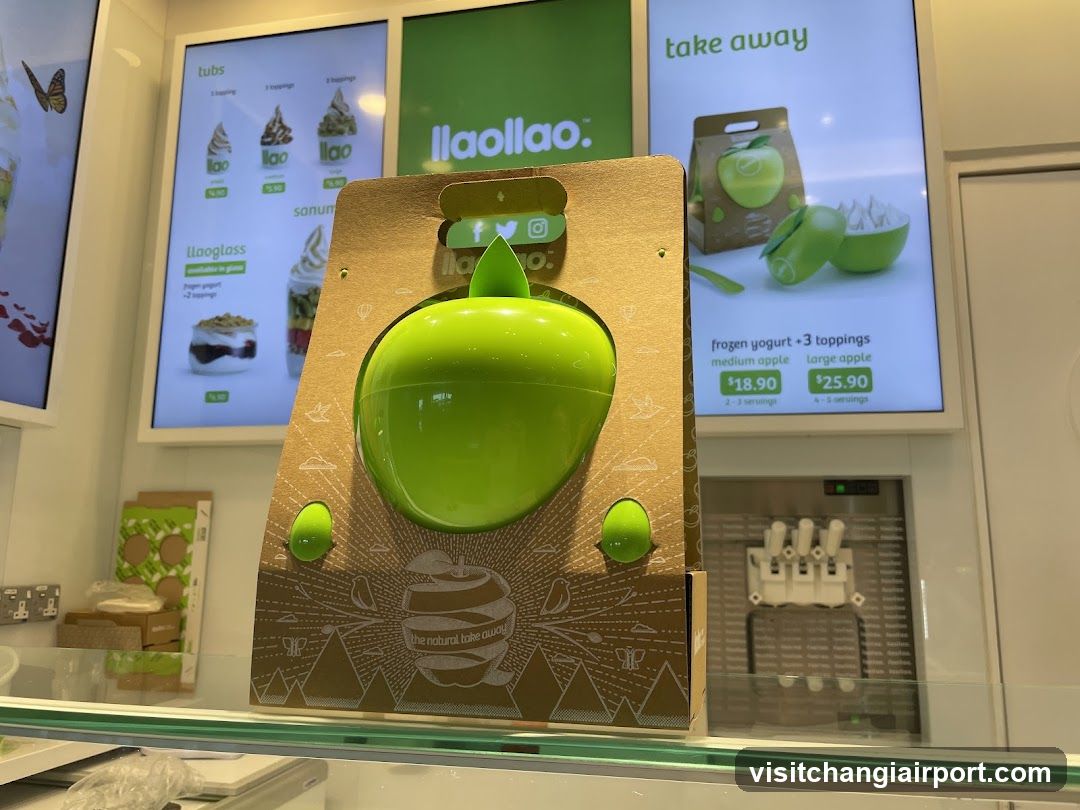 Laollao Yogurt Shop Interior Display