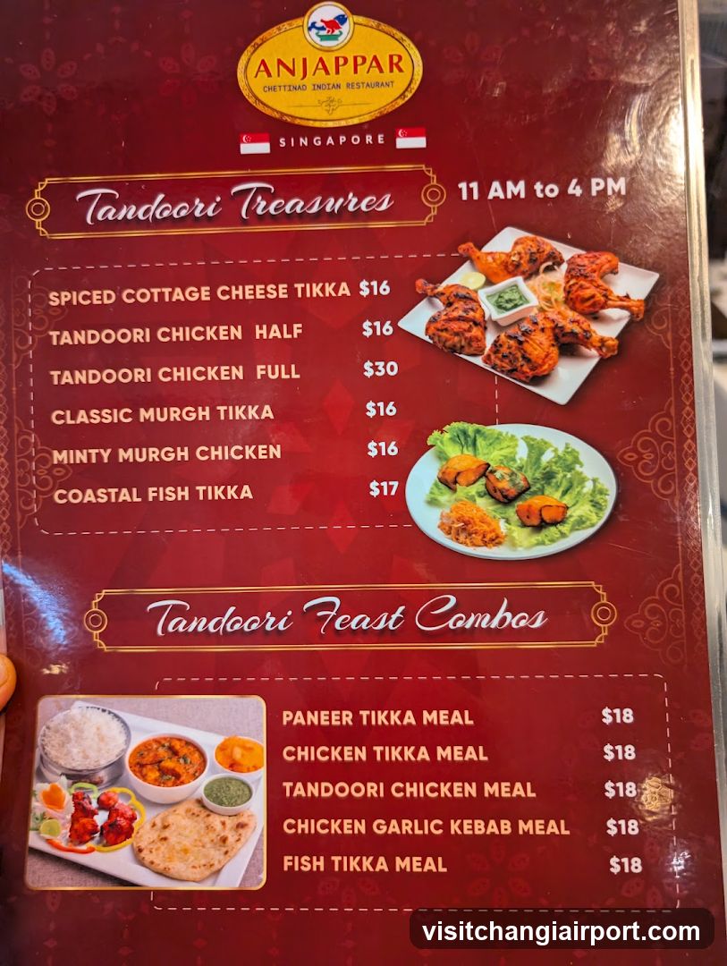 Anjappar Tandoori Treasures & Feast Combos Menu