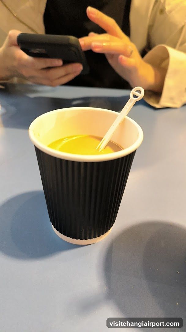 Yellow Drink in Cup