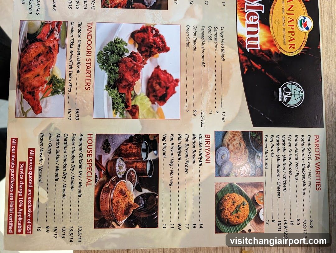 Minjar Menu