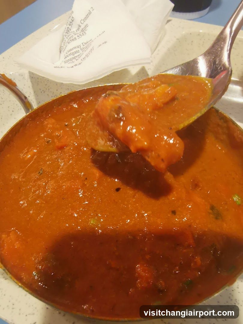 Curry Dish with Spoon