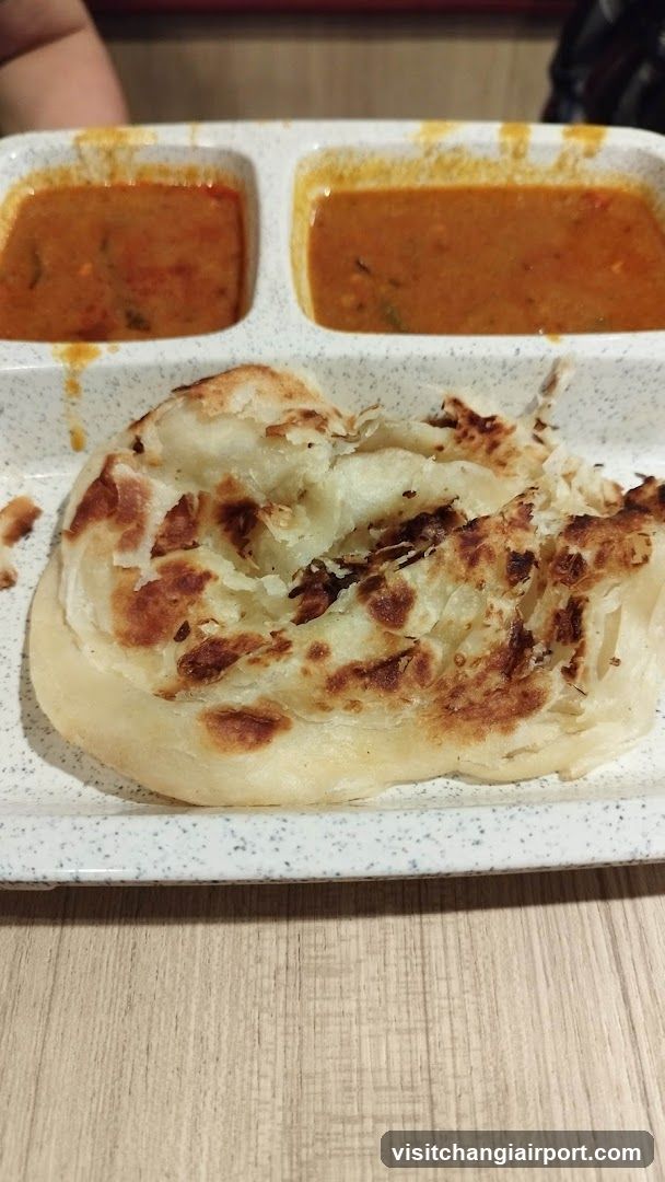 Roti Prata with Curry Sauce