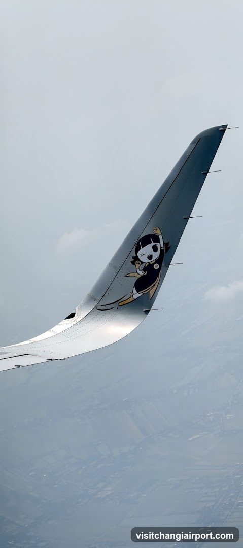 Airplane Wing with Character Design