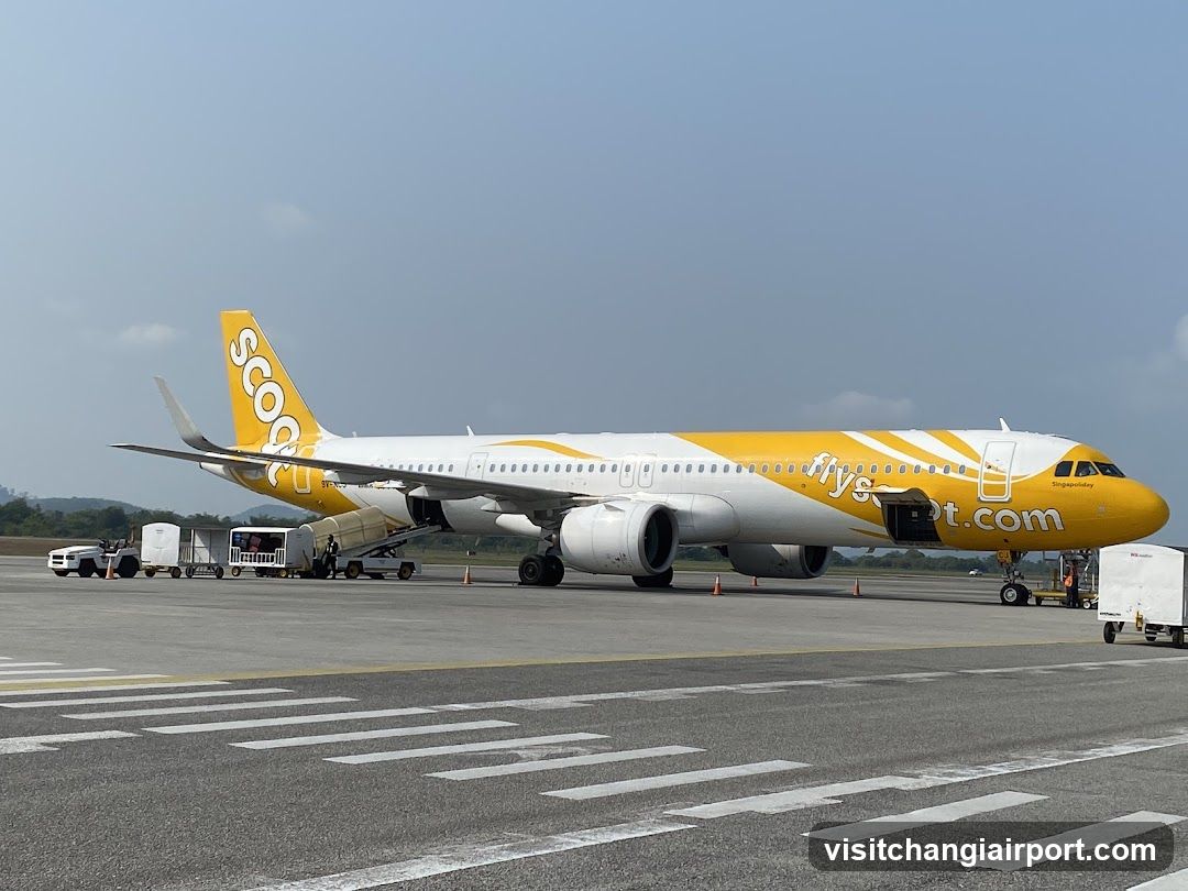 Scoot Airplane on Tarmac