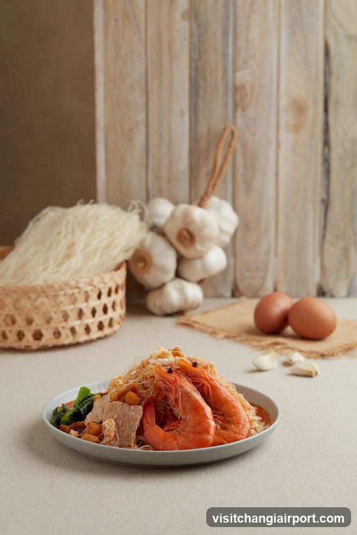 Noodle Dish with Shrimp and Pork