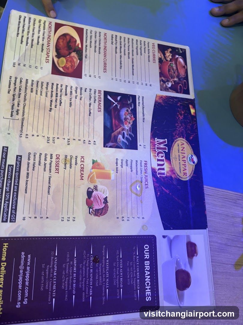 Aniapark Menu