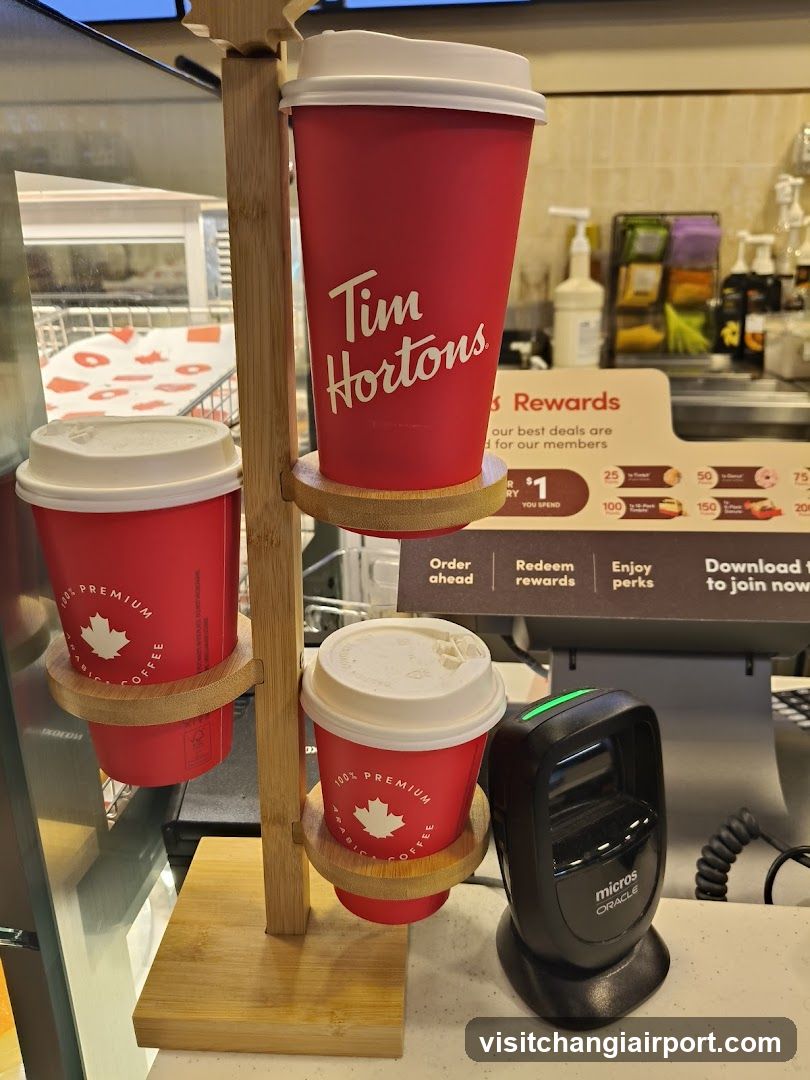 Tim Hortons Cup Display