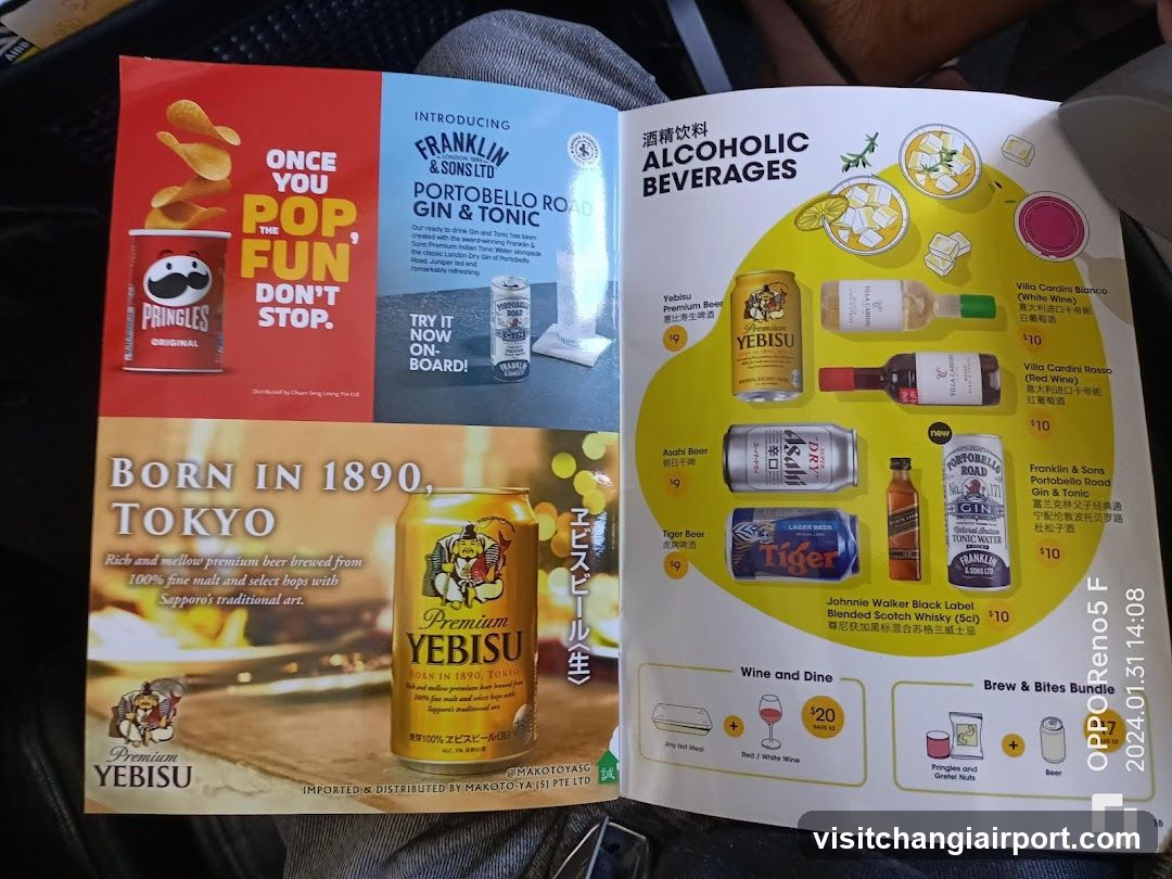 Pringles and Yebisu Advertisement