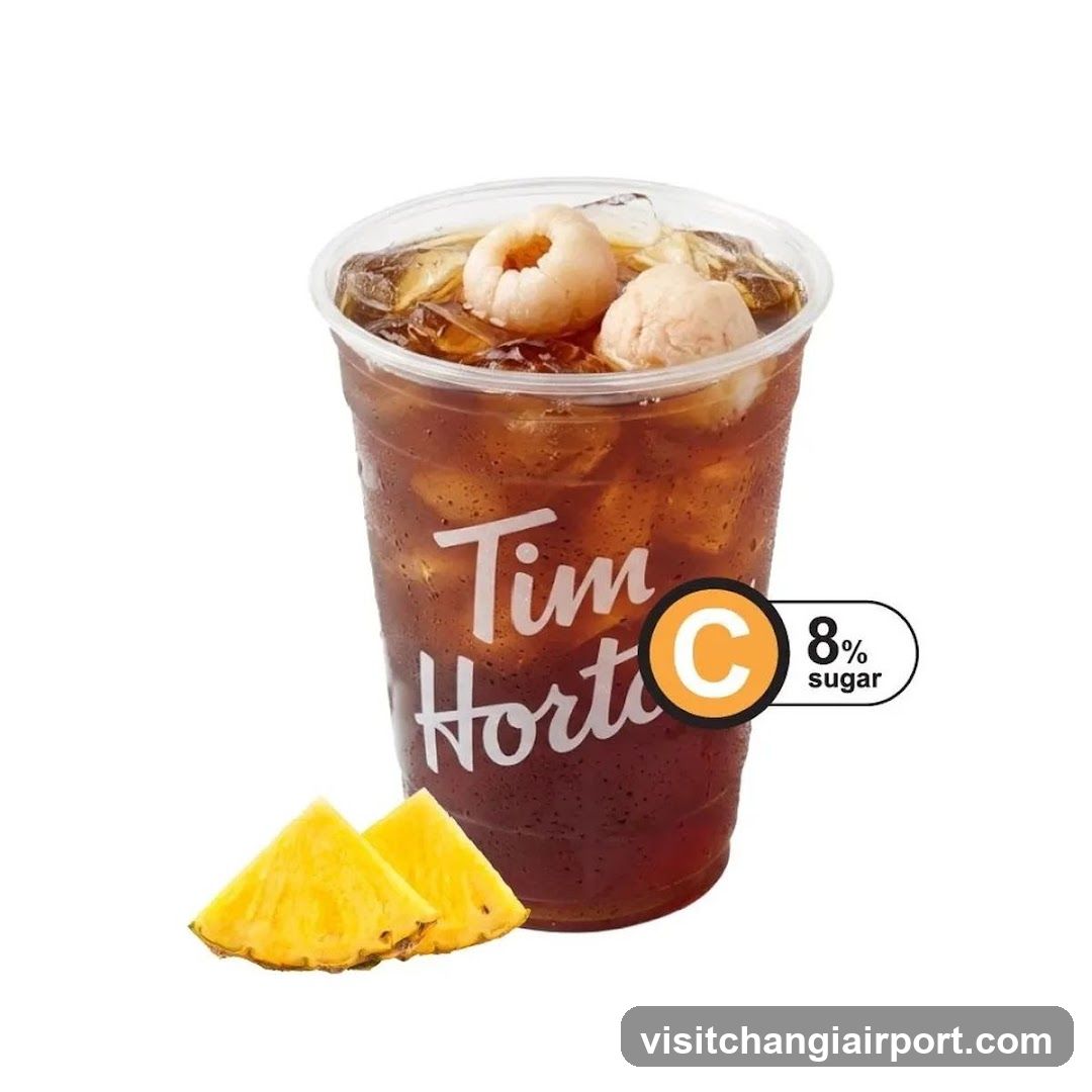 Tim Hortons Iced Tea with Pineapple and Lychee