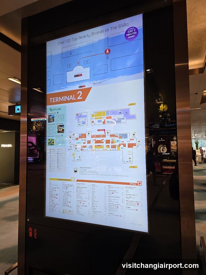 Terminal 2 Map Display