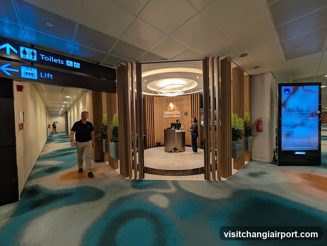 KrisFlyer Gold Lounge Entrance