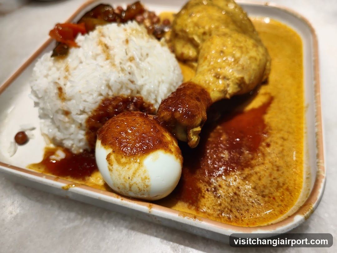 Curry Chicken Rice Plate