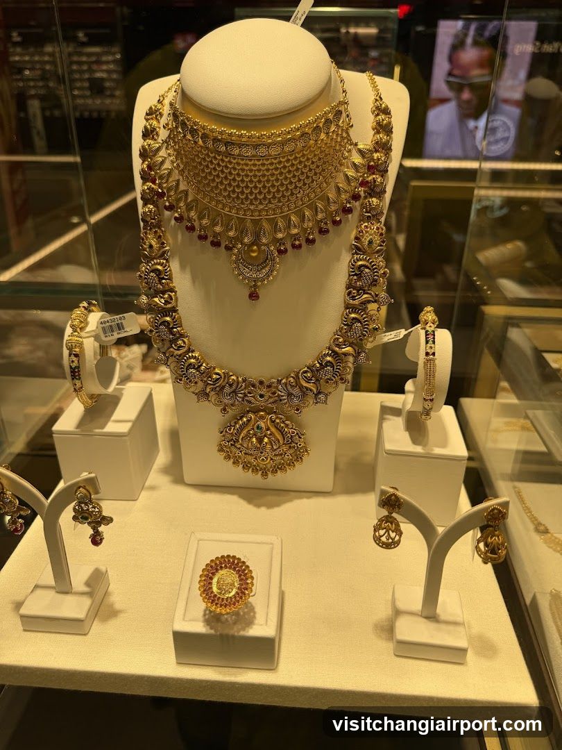 Gold Jewelry Display