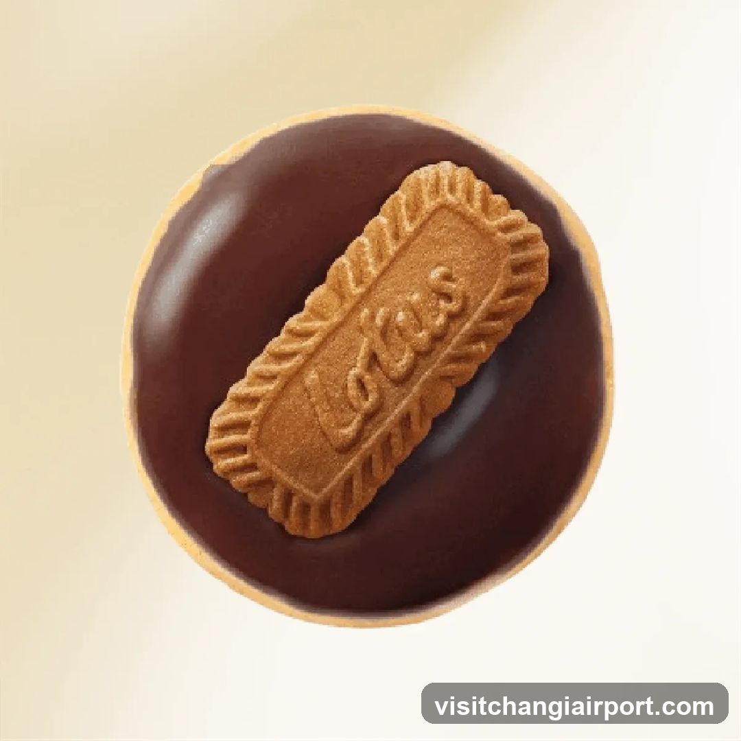 Lotus Biscoff Cookie with Chocolate Glaze