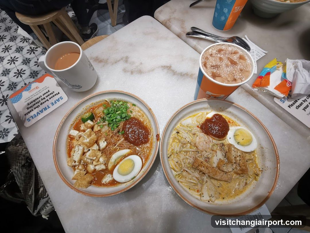 Ramen and Drink Spread