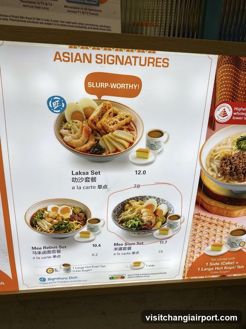 Asian Signatures Menu Board