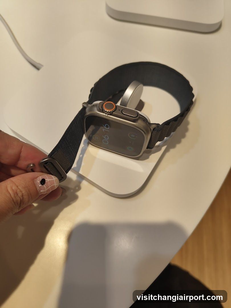 Smartwatch on Display Stand
