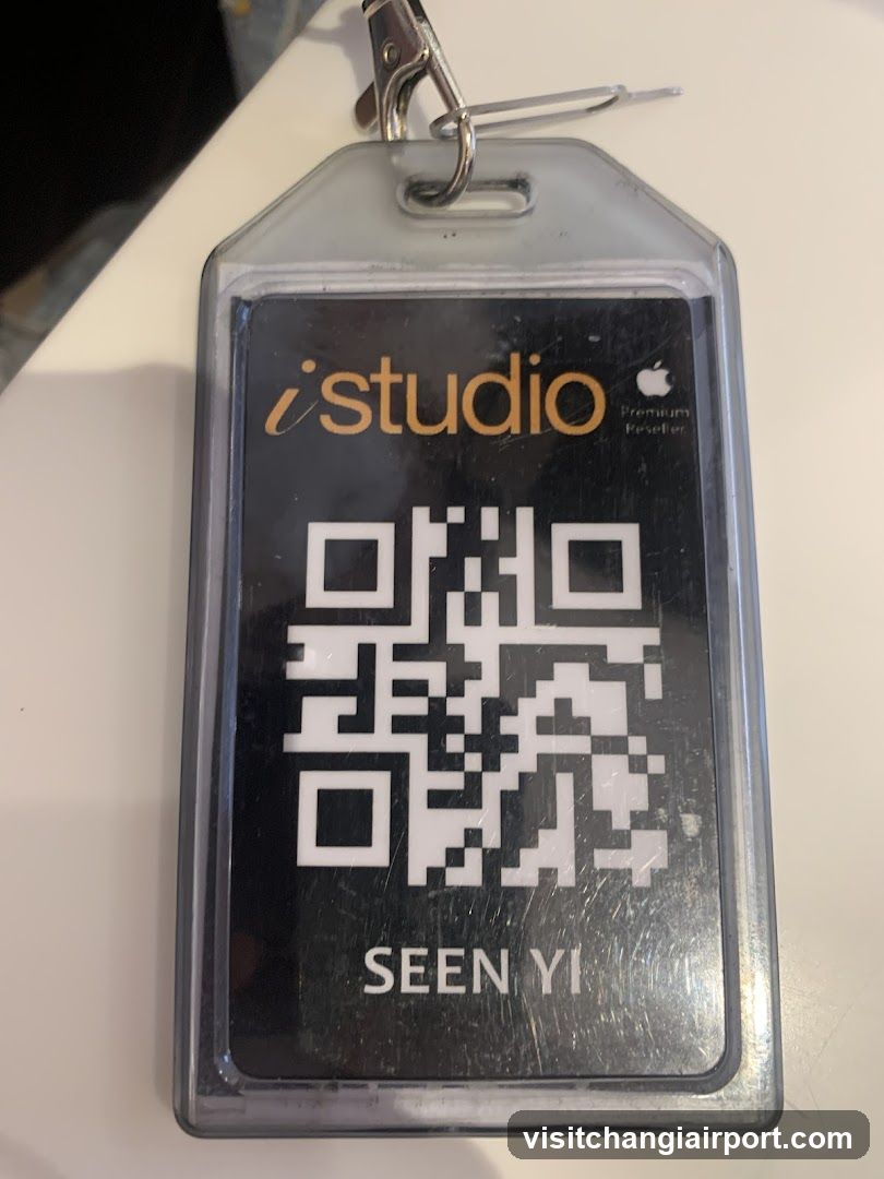 ID Badge with QR Code
