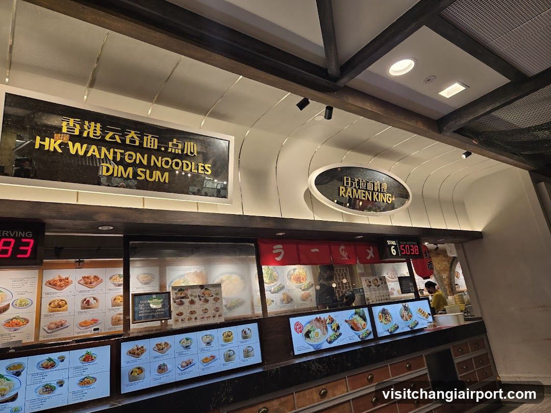 Food Stall Interior View