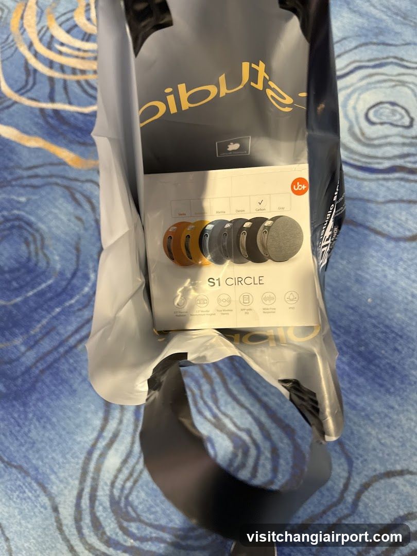 Product Packaging on Carpet