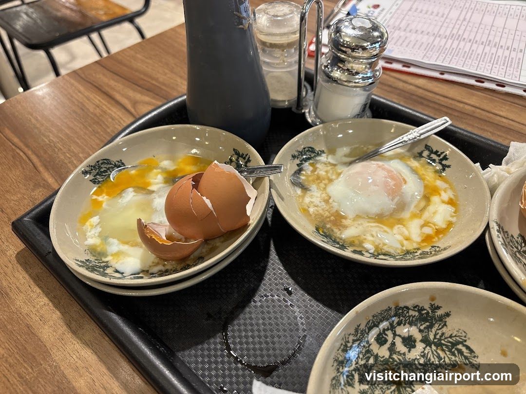 Breakfast Tray with Fried Eggs