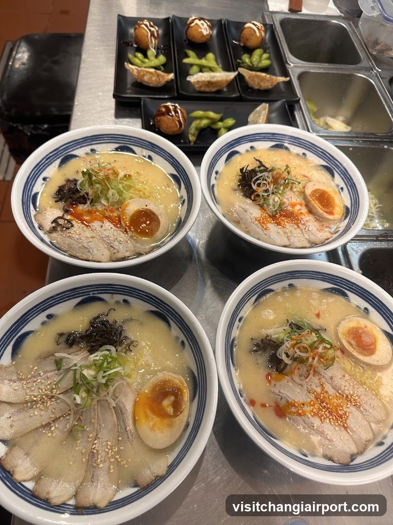 Ramen Bowls and Side Dishes