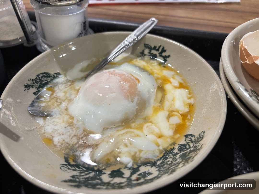 Egg Dish with Spoon