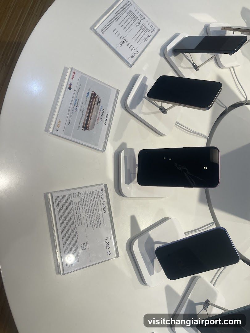 Smartphone Display Table